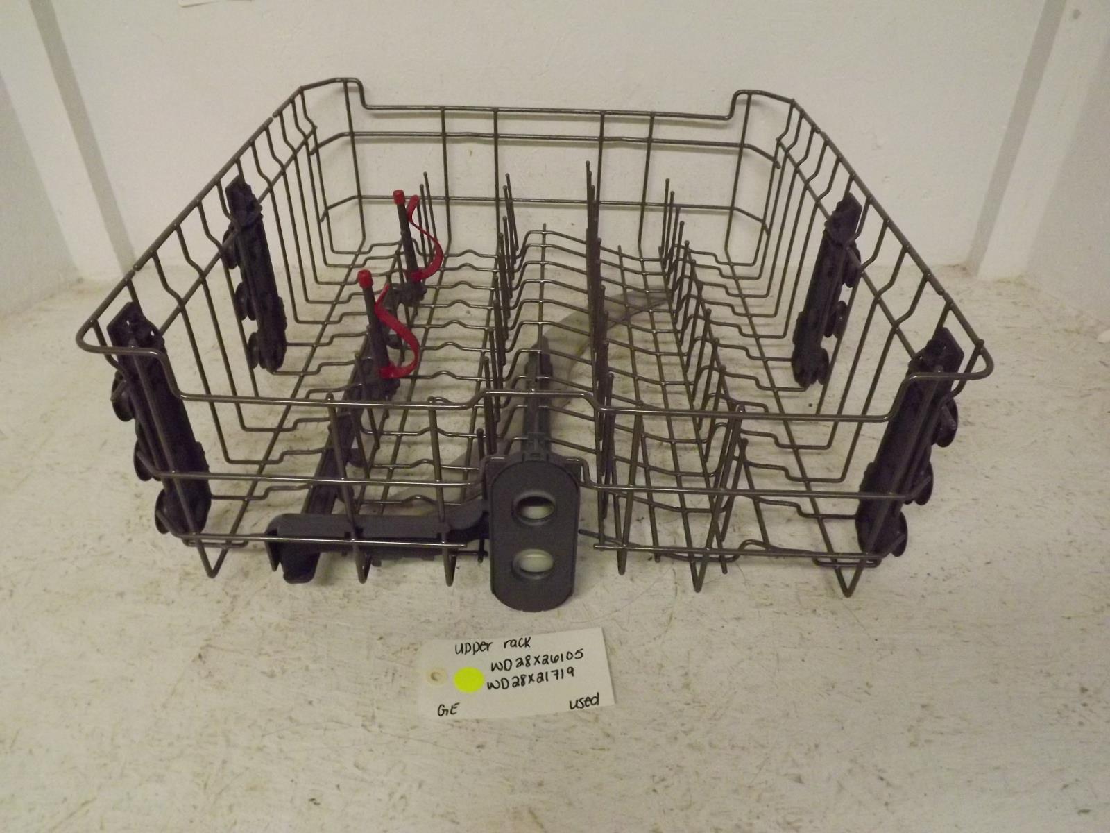 GE Dishwasher WD28X26105 WD28X21719 Upper Rack Used GE Dishwasher WD28X26105 WD28X21719 Upper Rack Used